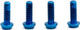 OAK Components Juego de Tornillos titanio M3x9 SRAM cojinete de palanca / Hope tapa - blue