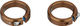 Peaty's Bagues de serrage Monarch Grips - bourbon