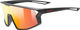 uvex Gafas para niños Skyryse Jr. - black mate/mirror red