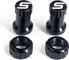NoTubes Kit de couleur de valve tubeless - noir | Valve Presta (SV)