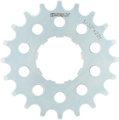 Surly Singlespeed Cassette Cog, 3/32" - silver/20 tooth
