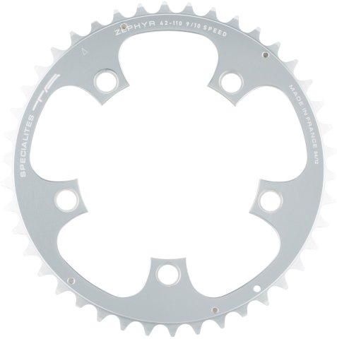 TA Zephyr Chainring, 5-arm, Outer, 110 mm BCD - silver/42 tooth