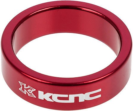KCNC Entretoise pour Headset 1 1/8" - rouge/10 mm