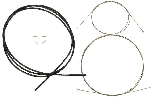 Shimano Stainless Steel Road Brake Cable Set - black/universal