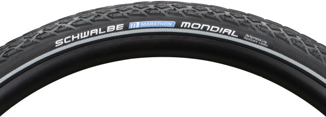 Schwalbe Marathon Mondial Performance 28" Wired Tyre - black-reflective/42-622 (28x1.6)
