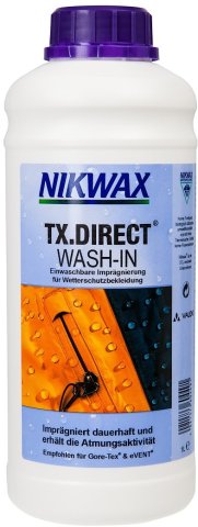 Nikwax Imperméabilisant Détergent Liquide TX Direct - universal/1 litre