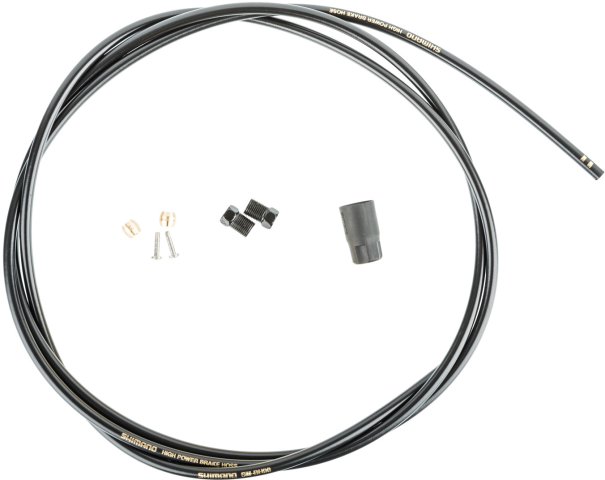 Shimano Bremsleitung SM-BH90-SS kürzbar für XTR (M9100), Deore, LX, MT520 - schwarz/1700 mm