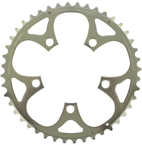 TA Compact Chainring, 5-arm, 94 mm BCD - silver/44 tooth