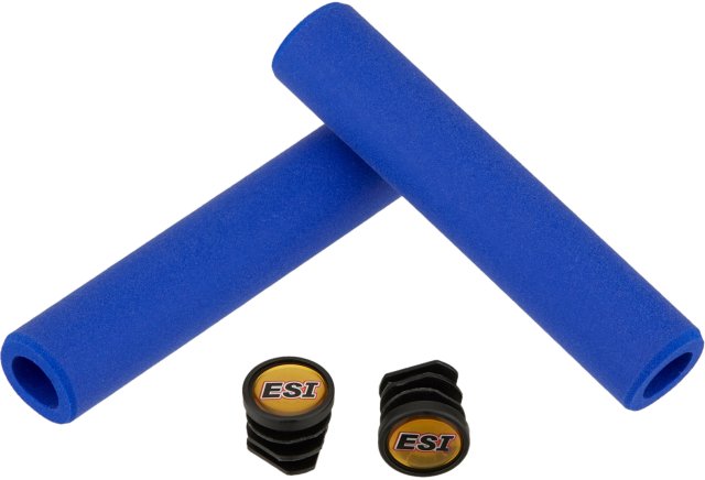 ESI Puños de manillar Racers Edge Silikon - blue/130 mm