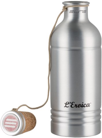 Elite L´Eroica Trinkflasche 600 ml - silber/600 ml