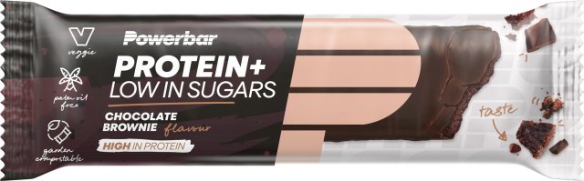 Powerbar Barrita Protein Plus Low Sugar, cantidad neta 35 g - 1 unidad - chocolate-brownie/35 g