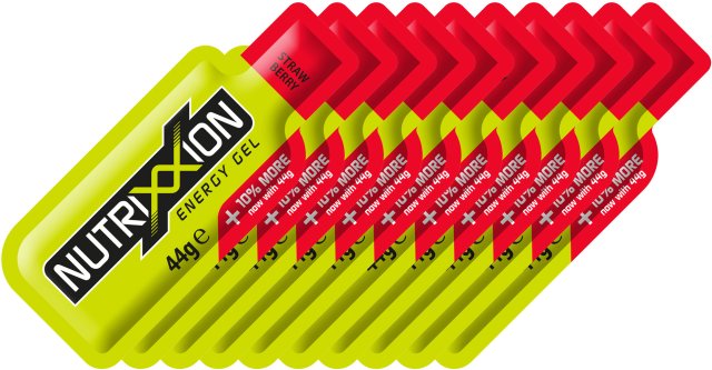 Nutrixxion Gel - 10 unidades - strawberry/440 g