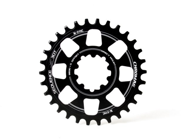 Chromag Plateau Sequence SRAM X-Sync Direct Mount Boost - black/30 dents