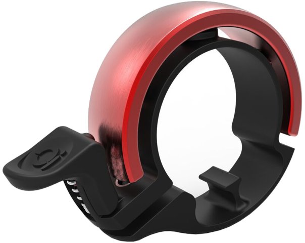 Knog Oi Limited Edition Bicycle Bell - black-red/large