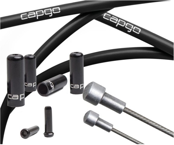 capgo OL Brake Cable Set for Campagnolo - black/universal