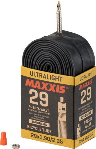 Maxxis Cámara de aire Ultralight 29" - negro/29 x 1,9-2,35 SV 48 mm