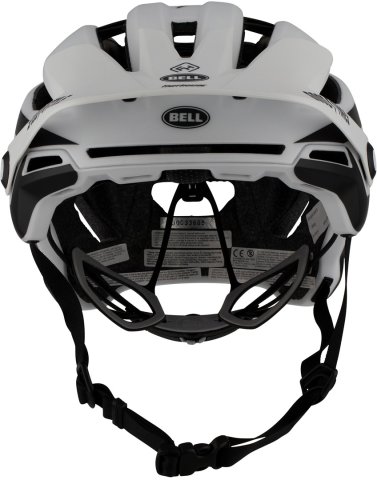 Bell Sixer MIPS Helm - fasthouse stripes matte white-black/55 - 59 cm