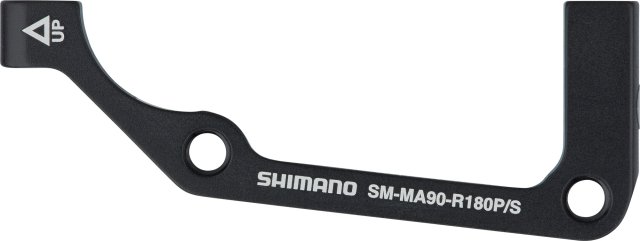Shimano Adaptador de frenos de disco XTR, XT para disco de 180 mm - negro/RT IS auf PM