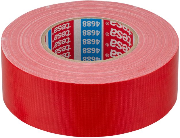 tesa Cinta textil tesaband® 4688 Standard - rojo/50 mm
