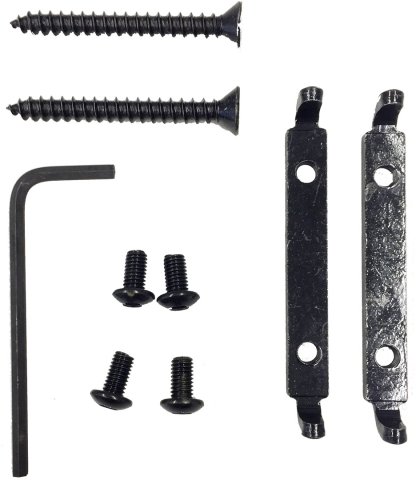Feedback Sports Kit de fijación para brazos de sujeción Velo Wall 2D / Velo Wall Rack - negro-plata/universal
