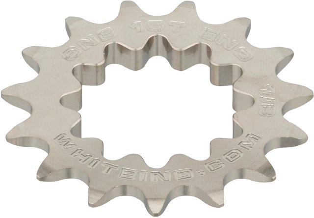 White Industries Piñón Fixed Gear 1/8" - silver/15 dientes