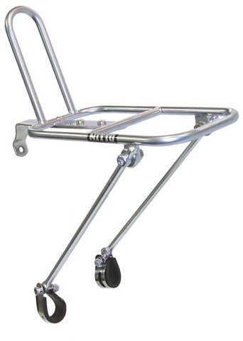 NITTO M-18 Front Pannier Rack for 26" and 27" - silver/universal