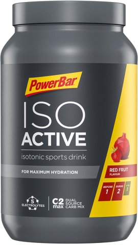 Powerbar Isoactive Isotonisches Sportgetränk - 1320 g - red fruit punch/1320 g