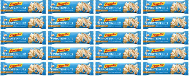 Powerbar Protein Nut2 Bar - 20 Pack - white chocolate almond/900 g
