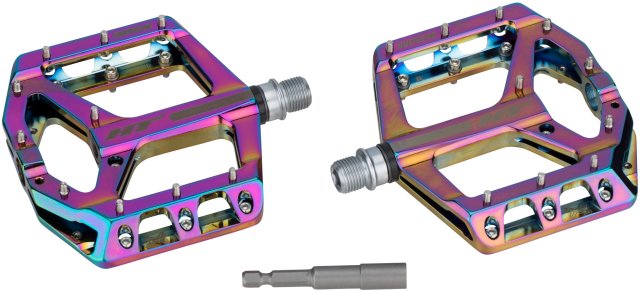 HT Supreme Nano-S ANS 10 Platform Pedals - oil slick/universal