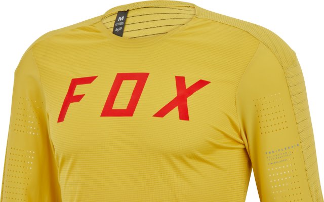 Fox Head Maillot Flexair Pro LS - pear yellow/M