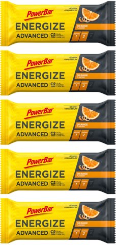 Powerbar Barrita energética Energize Advanced - 5 unidades - naranja/275 g