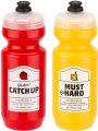 SPURCYCLE Catchup 650 ml + Must Go Hard 650 ml Trinkflaschen-Set