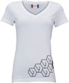 LEVELNINE Women White T-Shirt