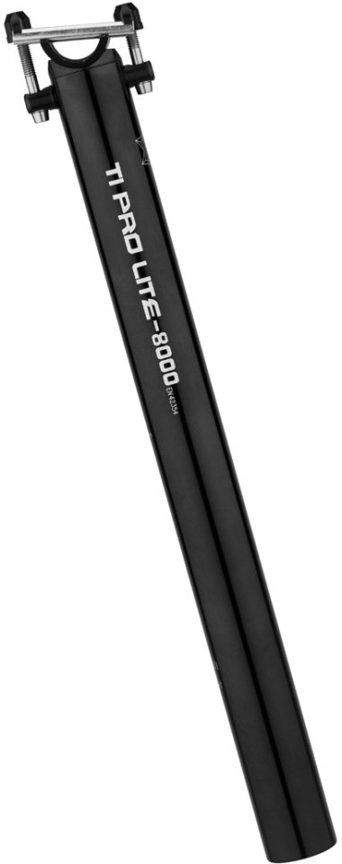 Black New KCNC Ti Pro Lite 8000 Scandium seatpost 400mm