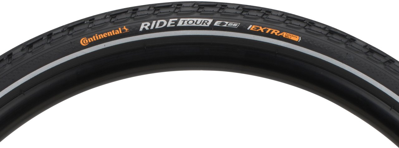 Continental neumáticos Ride Tour 37-635 28 pulgadas alambre reflex negro