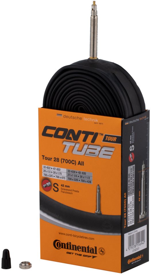 700C S 42mm Details about   Continental Bike Hose Conti Tube cross 28 