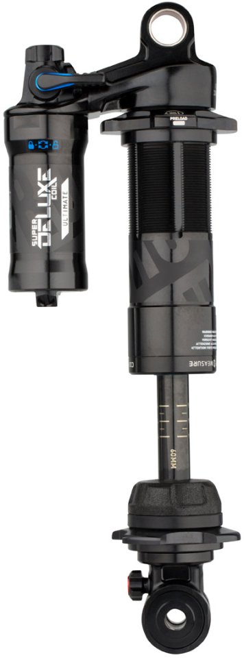 schwarz Zugstufe-Druckstufe RockShox Super Deluxe Coil RTR-Jekyll 230x60mm inkl 380LF 00.4118.204.001 Federbein OneLoc Tune mid