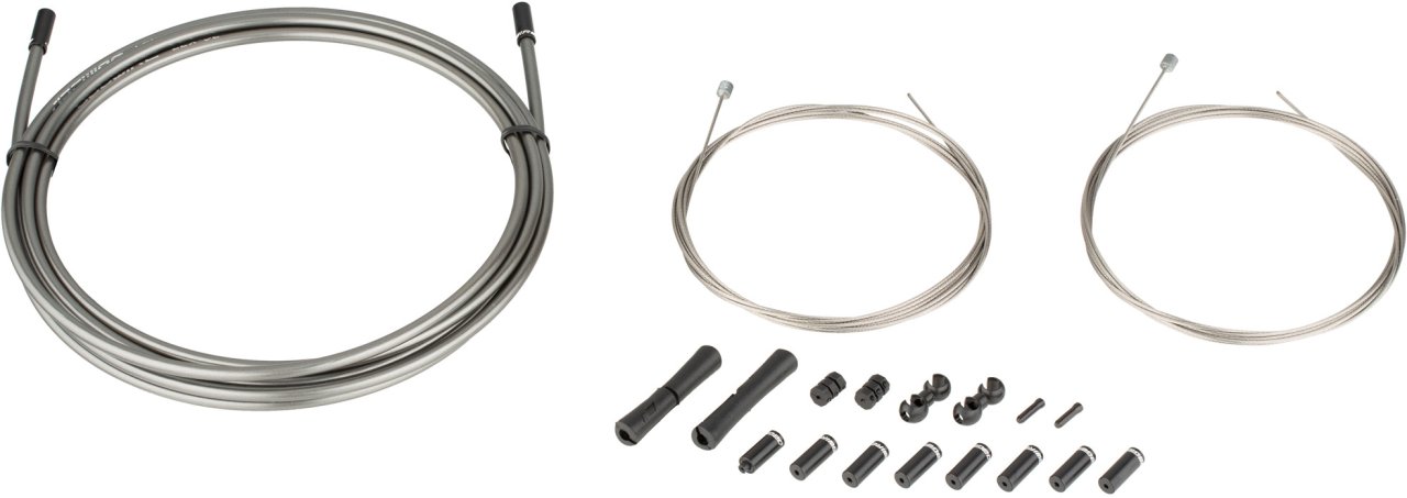 Jagwire 2X Sport Shift Cable Kit SRAM//Shimano Carbon Silver