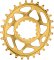 absoluteBLACK Oval Chainring for SRAM Direct Mount 6 mm offset - gold/28 tooth