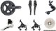 Shimano Groupe 105 R7000 2x11 39-53 avec Direct Mount (haubans arrière) - silky black/170,0 mm 39-53, 11-32