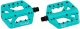 crankbrothers Pedales de plataforma Stamp 1 LE - turquoise/small