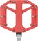 Shimano Pedales de plataforma PD-GR400 - rojo/universal