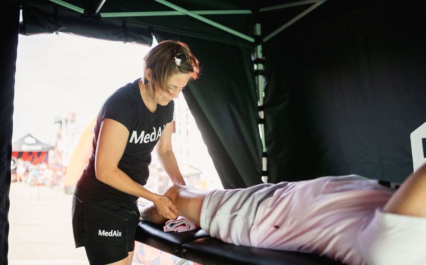 Gratis Physio Massage für die Camp Teilnehmer