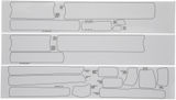 Yeti Cycles Frame Protection Sticker Set Gen2 for SB130 / SB140 / SB150 / SB165