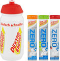 Dextro Energy Brausetabletten Zero Calories - 3 Stück mit Trinkflasche