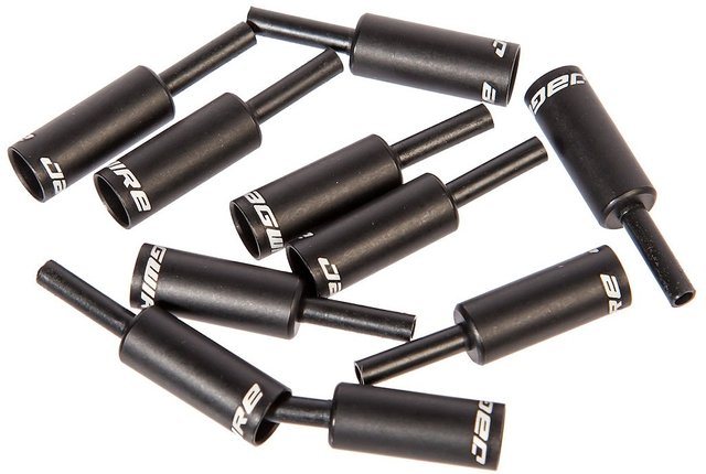 Jagwire Endkappen Lined für Bremszugaußenhülle - black/5 mm
