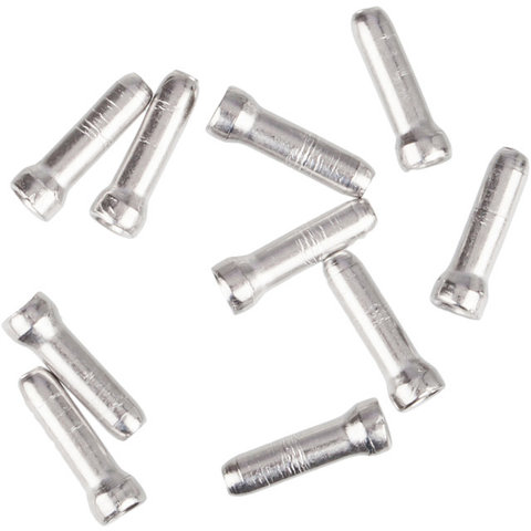 Jagwire Endtüllen für Brems-/Schalt-Innenzug - 10 Stück - silver/1,8 mm