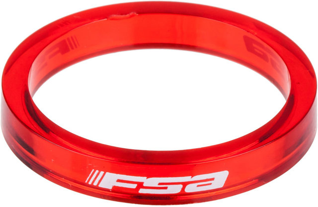 FSA Espaciador Polycarbonate 1 1/8" - rojo/5 mm