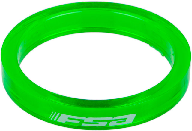 FSA Spacer Polycarbonate 1 1/8" - green/5 mm