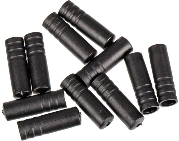 Jagwire Kunststoff-Endkappen für Schaltzugaußenhülle - black/4 mm